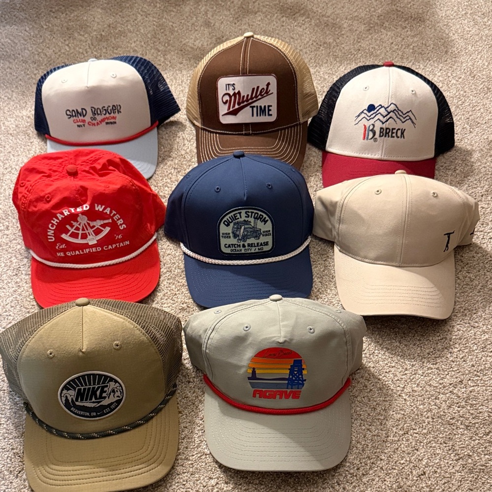 Assorted Trucker Hat Lot - Mixed Colors